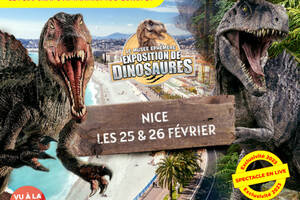 Le Musée Ephémère: les dinosaures arrivent à Nice