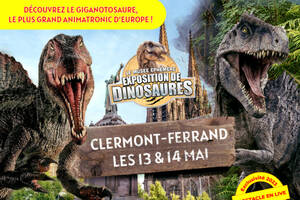 Le Musée Ephémère: les dinosaures arrivent à Clermont-Ferrand