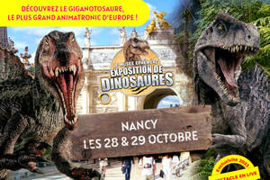 Le Musée Ephémère: les dinosaures arrivent à Nancy