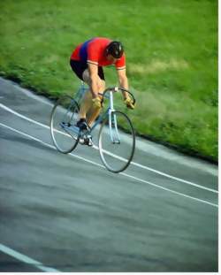 Critérium cycliste professionnel en nocturne