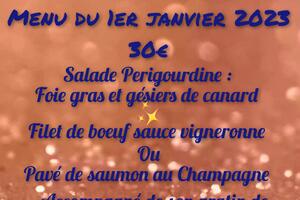 Menu 1er janvier 2023