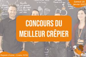 Concours du meilleur crêpier amateur de la région Auvergne Rhône-Alpes