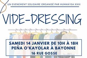 Vide-Dressing solidaire pour HUMAN'ISA 23