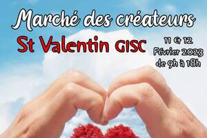 Marché des créateurs de la St Valentin. Gisc