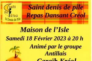 Soirée repas dansant Créol