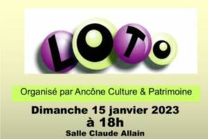 LOTO de l'association Ancône Culture et Patrimoine