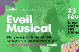 Atelier Eveil Musical > Live entre les Livres à Vimy