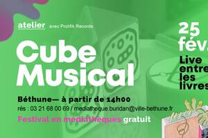 Atelier Cube Musical > Live entre les Livres à Béthune