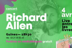 Richard Allen en concert > Live entre les Livres à Guînes
