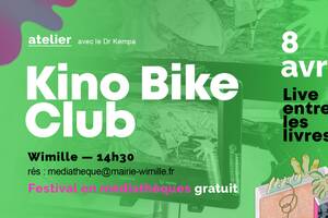 Atelier Kino Bike Club > Live entre les Livres à Wimille