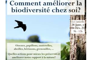 Formation aux particuliers : Comment améliorer la biodiversité chez soi et son rapport à la nature ?