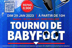 Tournoi de babyfoot en doublette