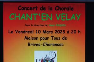 CONCERT CHORALE CHANT'EN VELAY, GRATOUILLE avec SUELTA TE