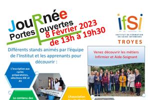 Journée Portes Ouvertes IFSI / IFAS de Troyes