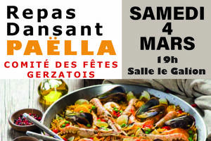 Repas Dansant Paela