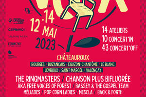 Le Festival de la Voix du 12 au 14 mai 2023 à Châteauroux