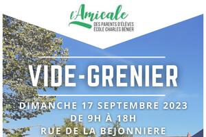 Vide-grenier de l'école Charles Bénier