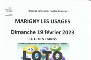LOTO organisé par les Familles Rurales de Marigny