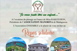 Repas Solidaire Pour L'Association MANORINA de Madagascar