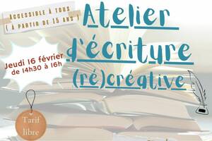 Atelier d'écriture (ré)créative