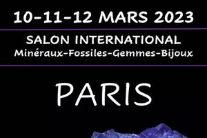 Salon international Minéraux gemmes fossiles bijoux Paris