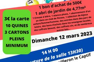 Super LOTO OGEC Ecole St Jean Baptiste Mouilleron le captif