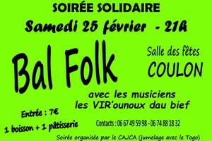 Bal folk - samedi 25 février 2023 - soirée solidaire