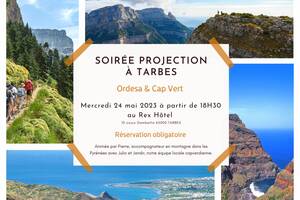 Soirée projection : sur les sentiers des Pyrénées & du Cap Vert