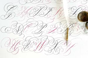 STAGE DE CALLIGRAPHIE ANGLAISE
