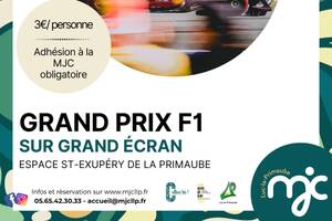 Grand prix F1 sur écran GÉANT