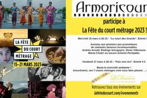 Fete du court metrage participation de l'association Armoricurt