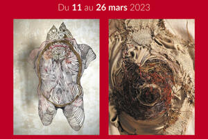 photo Exposition des femmes et des arts, Isa Papasian et Isabelle Piron