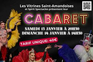 Spectacle Cabaret : SAINT-AMAND-MONTROND