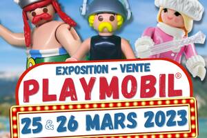 Exposition Playmobil les 25 et 26 mars 2023 ISETA POISY
