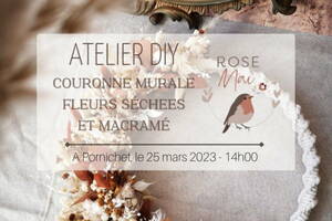 Atelier couronne de fleurs séchées