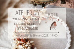 Atelier couronne de fleurs séchées