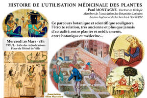 HISTOIRE de l'UTILISATION MÉDICINALES des PLANTES