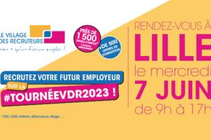 Le village des recruteurs de Lille 2023