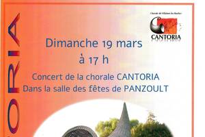 Concert de CANTORIA, la chorale de Villaines les Rochers