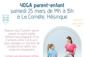 Animations Yoga parent/enfant et enfant 3-14ans