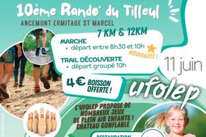 11 juin 2023 - 10ème Randonnée du Tilleul (7km et 12km) – Ancemont (55)