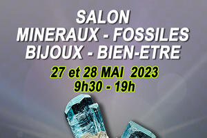 Salon minéraux, fossiles, bijoux de créateur et bien-être.