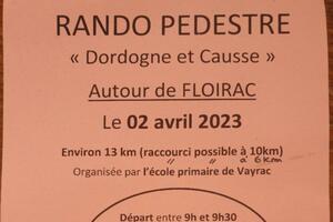 Randonnée pédestre intergénérationnelle entre Dordogne et Causse