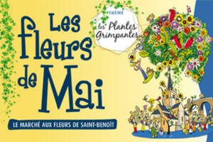Samedi 6 et dimanche 7 mai : Le marché aux fleurs de Saint-Benoît.