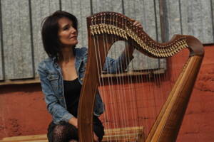 Aurore Bréger, harpe celtique