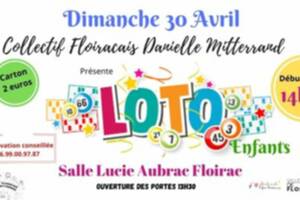 Loto enfants avec le Collectif Floiracais Danielle Mitterrand