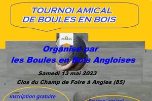 Tournoi amical de boules en bois