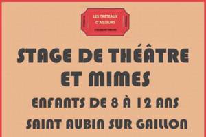 Stage de théâtre et mime