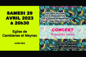 CONCERT - RENCONTRE VOCALE