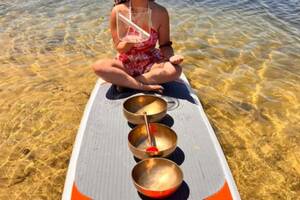 Relaxation sonore sur une planche de paddle